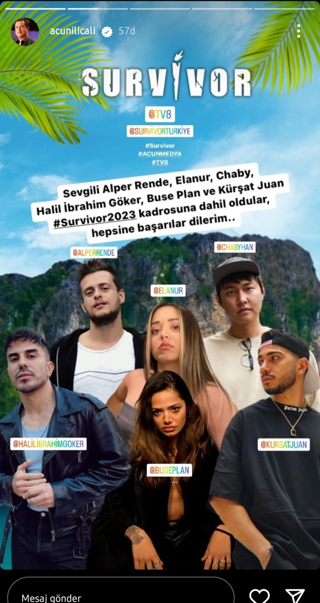 Geri sayım başladı! Survivor 2023 kadrosu belli oluyor