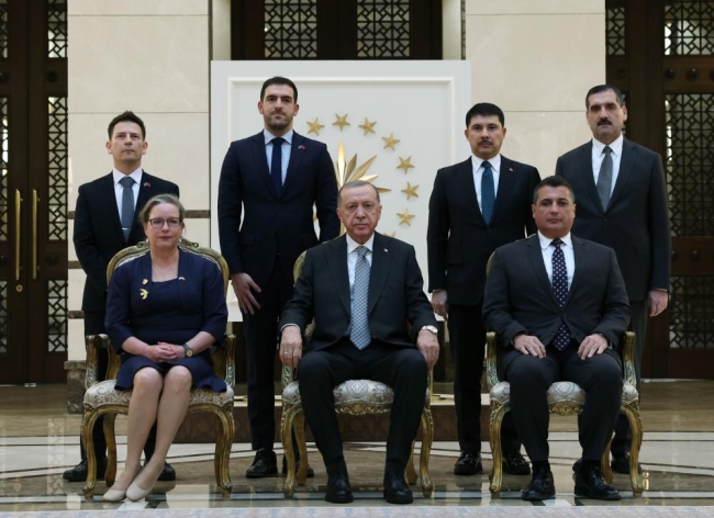 Cumhurbaşkanı Erdoğan, İsrail Büyükelçisi Lillian’ı kabul etti