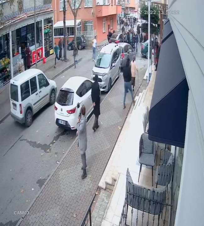 Dizi setinde saldırı: Rambo bıçağı ile...