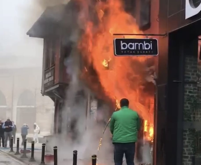Bursa'da yangın paniği!