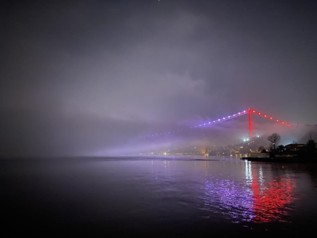 Yoğun sis etkisi: Gemi trafiği askıya alındı