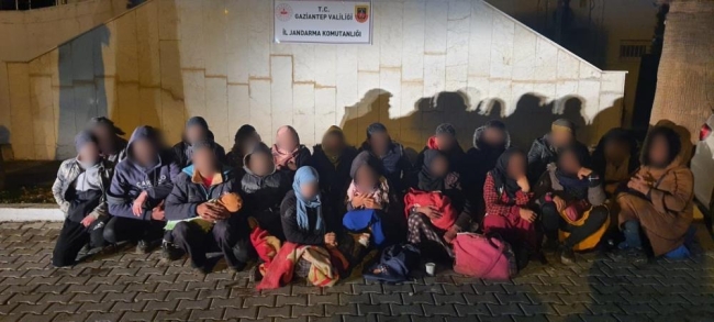 134 düzensiz göçmen yakalandı