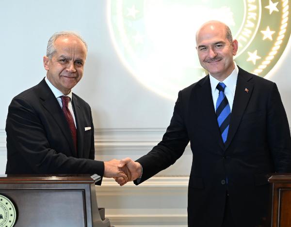 Bakan Soylu, İtalyan mevkidaşı Piantedosi ile bir araya geldi