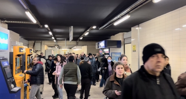 Bursa'da metro seferleri iptal oldu