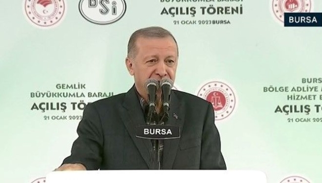 Cumhurbaşkanı Erdoğan'dan Bursa'da dev açılış!