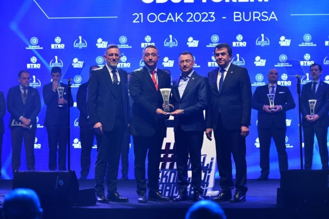 Bursa'da ekonomiye değer katanlar ödüllerini aldı