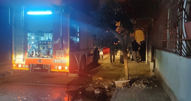 Bursa’da doğal gaz patladı!