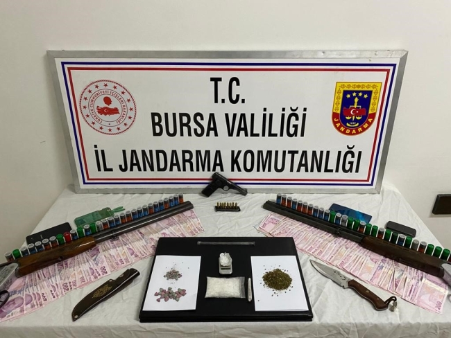 Bursa'daki zehir taciri tutuklandı