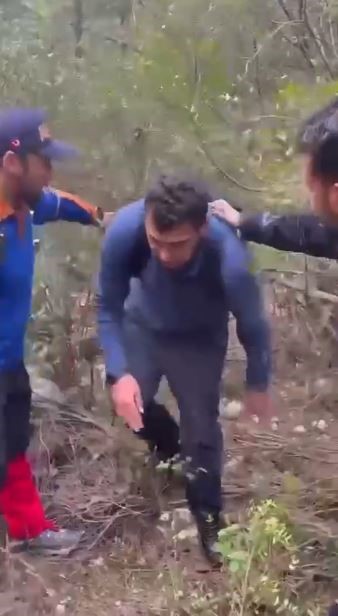 Ormanlık alanda kaybolan gencin ilk sözü "Kusura bakmayın" oldu