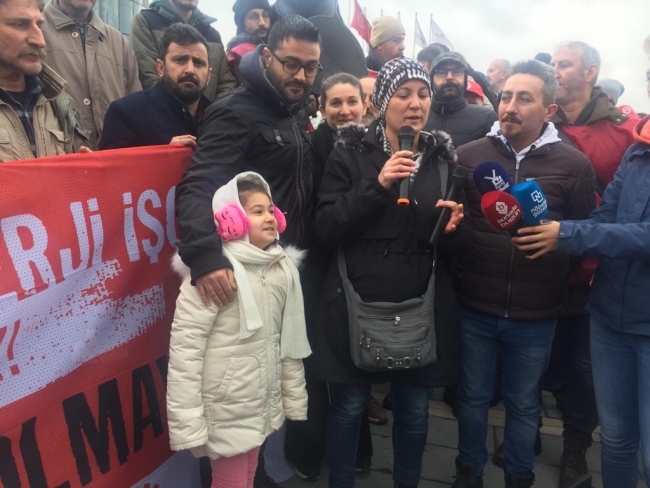 Bursa'da enerji işçileri açıkladı: "İnsanca yaşayacak bir ücret istiyoruz"