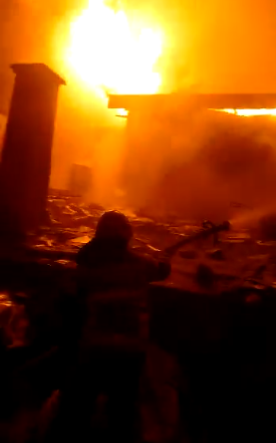 Bursa'da korkutan yangın