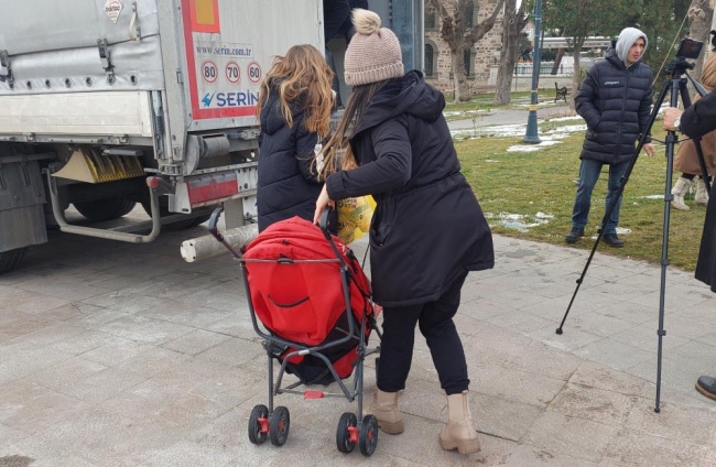 Deprem bölgesi için tek yürek oldular