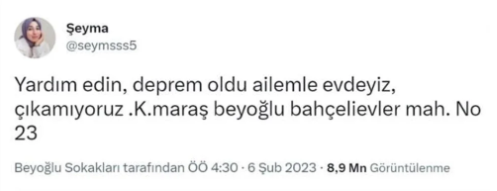 Sosyal medyadan yardım çığlıkları: "Lütfen yardım edin"