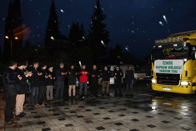 İznik'te yardımlar toplanmaya devam ediyor