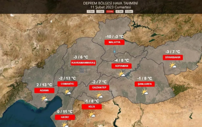 Deprem bölgesi buz kesecek!