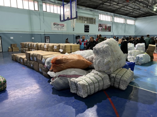 Irak Türkmenlerinin yardımları depremzedeler için yola çıktı