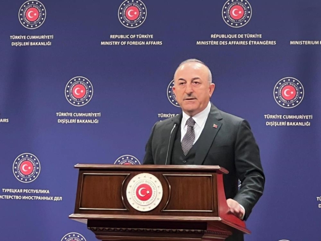 Bakan Çavuşoğlu, İsrailli mevkidaşı Cohen ile bir araya geldi