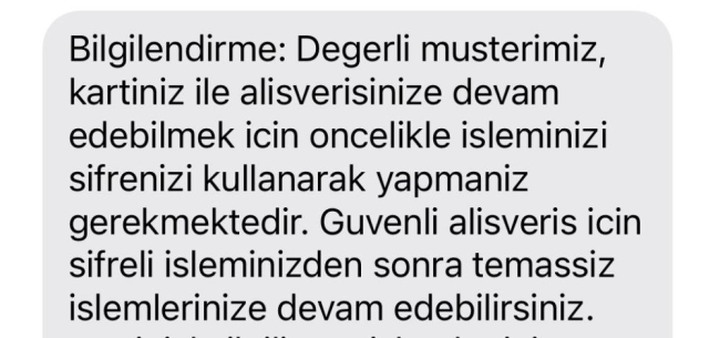 BDDK kararı sonrası, şifre uygulaması