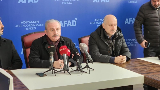 Başkan Şentop: "Sağlam binalar inşa etmek konusunda dersler çıkartmalıyız"