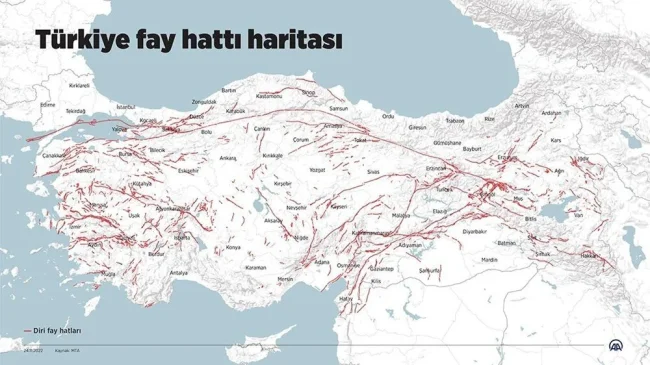 Aktif fay listesi yenilendi! İşte riskli iller