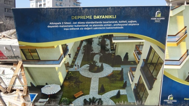 Sözde depreme dayanıklı olan binanın son hali içler acısı