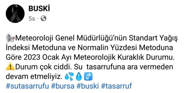 Bursa'da kuraklık alarmı: "Durum ciddi"