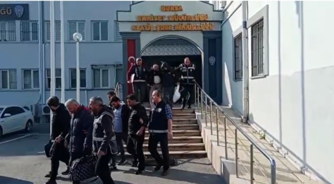 Bursa eş zamanlı dev asayiş operasyonu