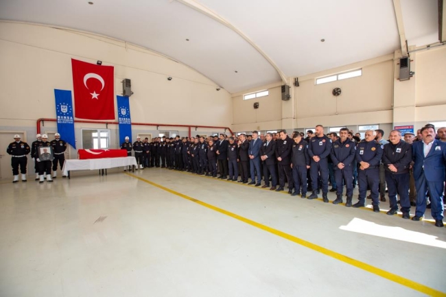 Bursa itfaiyesinde acı veda