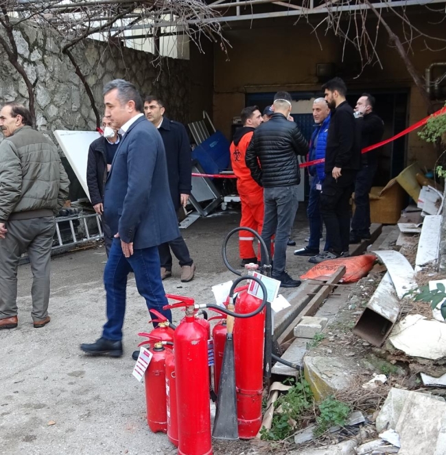 Çekirge Devlet Hastanesi'nde yangın paniği!