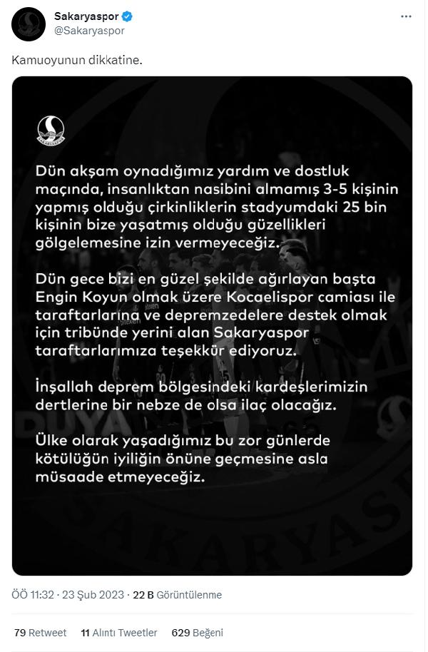 Sakaryaspor maçında sahaya atlayan taraftar özür diledi