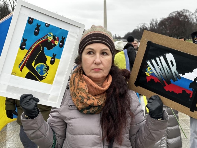 Rusya karşıtı protesto: "Putin bir katildir"