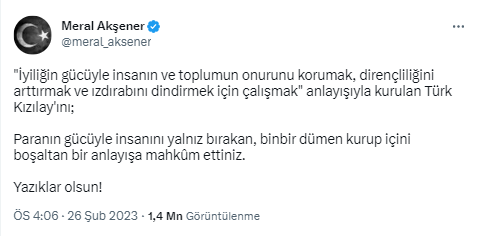 Kızılay'ın çadır satış polemiğinde son durum