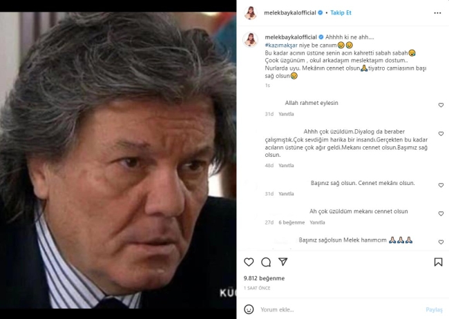 Usta oyuncu Kazım Akşar'dan acı haber