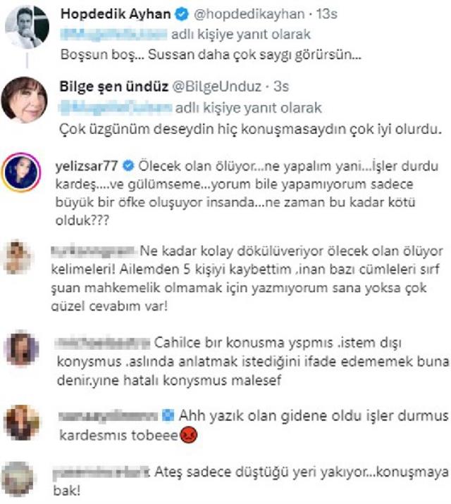 Yorum bombardımanına tutuldu: 'Ölecek olan ölüyor.'