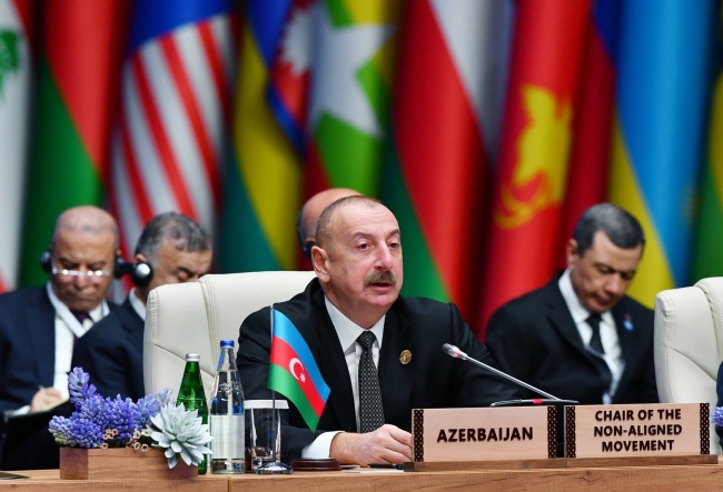 Aliyev'den Fransız sömürgeciliğine sert tepki