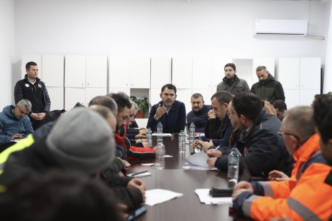 Bakan Kurum: "İlk kazmayı vurduk"