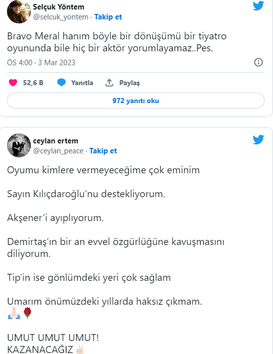 Akşener sanat camiasını da kızdırdı