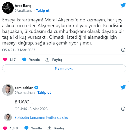 Akşener sanat camiasını da kızdırdı