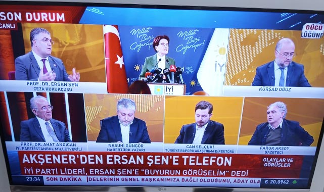 Canlı yayında adaylık teklifi