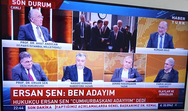 Canlı yayında adaylık teklifi