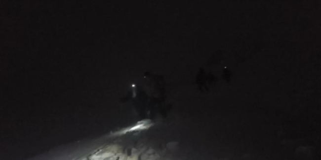 2 kişinin can verdiği çığ bölgesinden ilk görüntüler