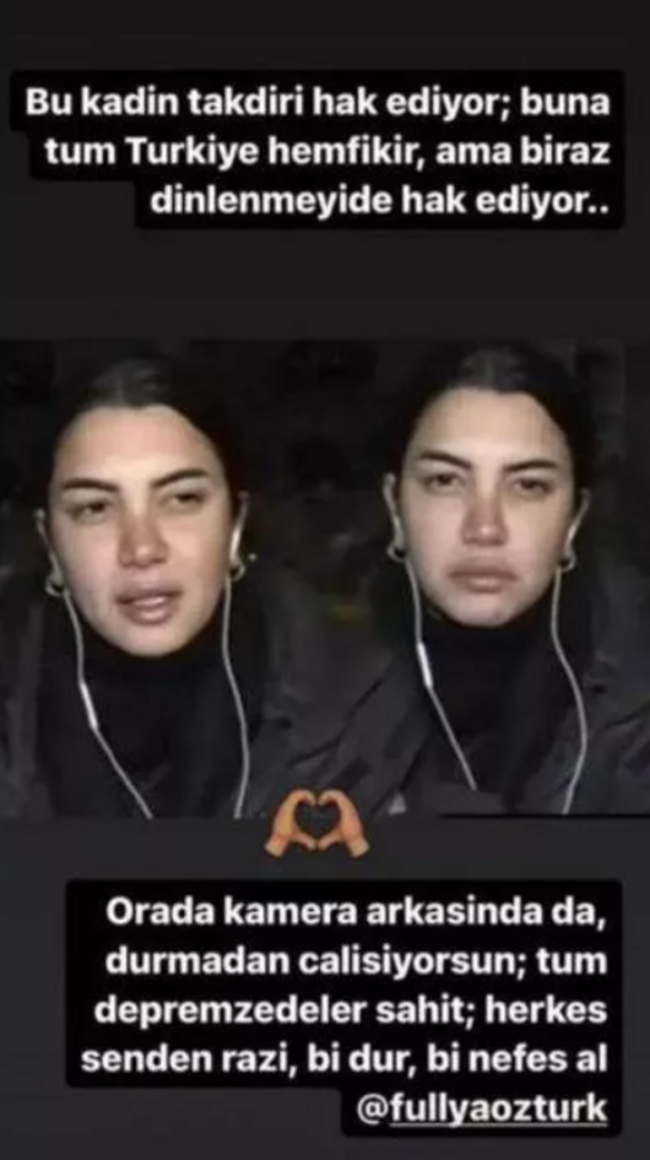 Sosyal medya hesabından paylaştı: 'Bu kadın takdiri hak ediyor'