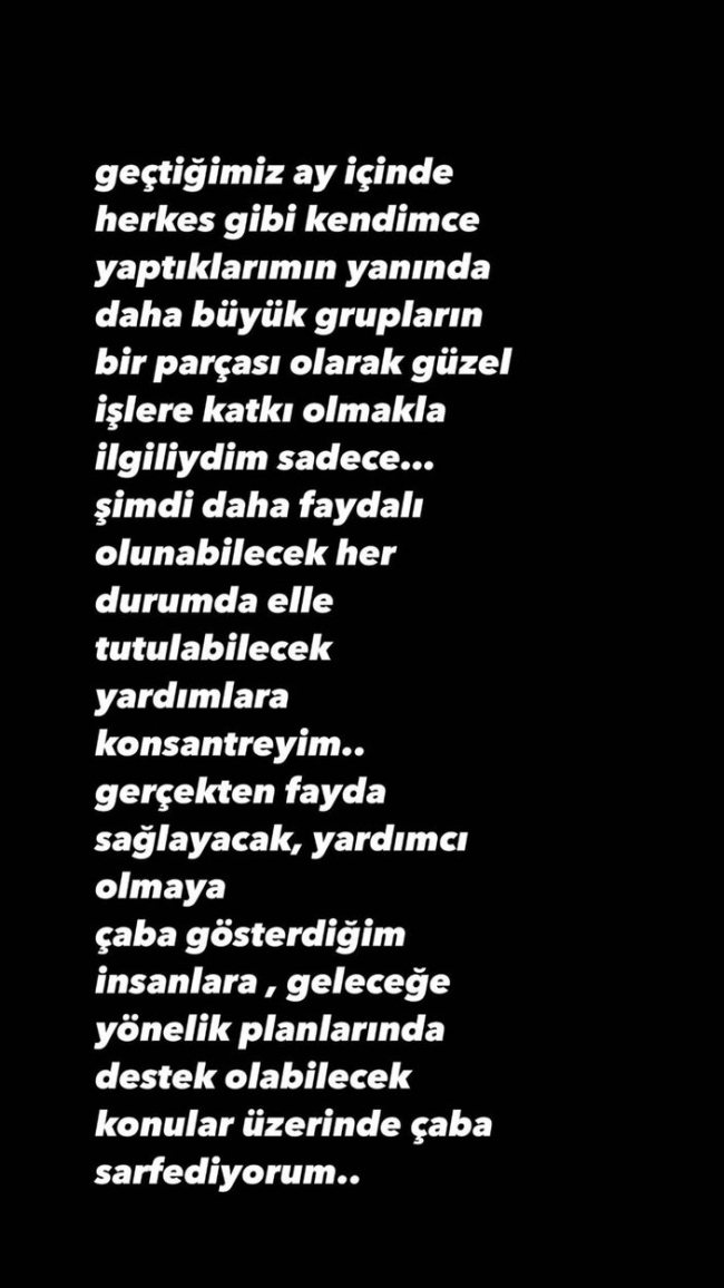 Sessizliğini bozdu: 'Şimdi iyiyim'