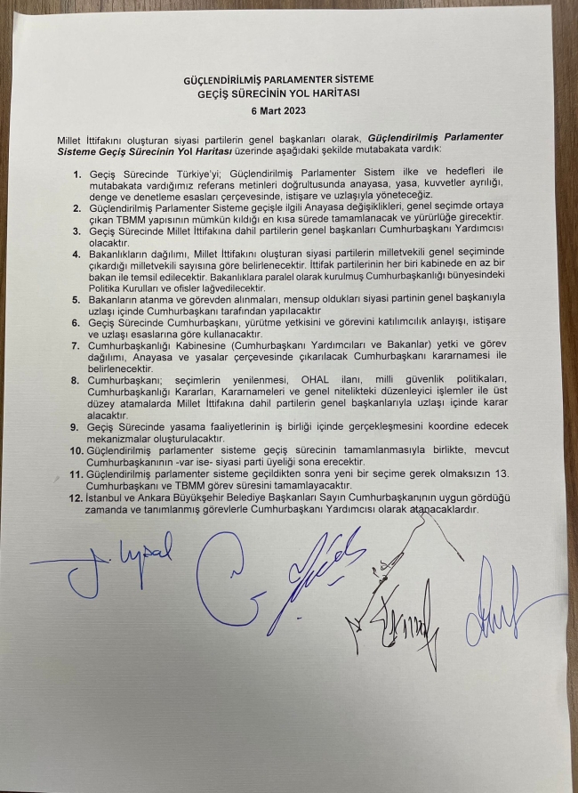 Altılı Masa Cumhurbaşkanı adayı Kılıçdaroğlu'ndan açıklama