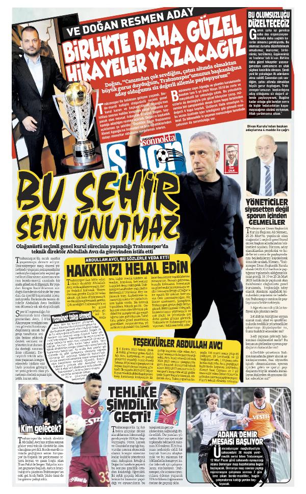 Trabzonspor'da Avcı veda ediyor: Alacaklarını bıraktı