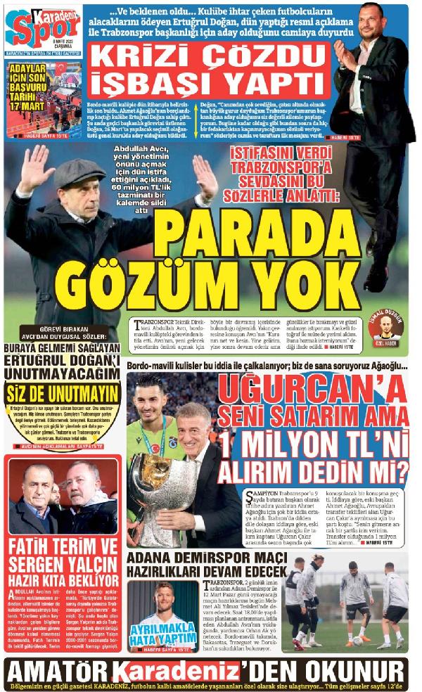 Trabzonspor'da Avcı veda ediyor: Alacaklarını bıraktı