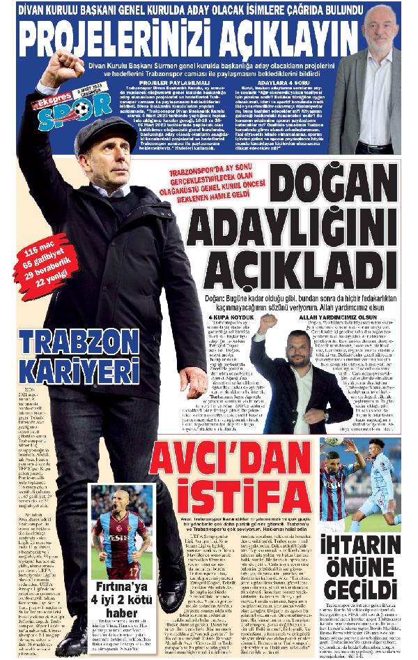 Trabzonspor'da Avcı veda ediyor: Alacaklarını bıraktı
