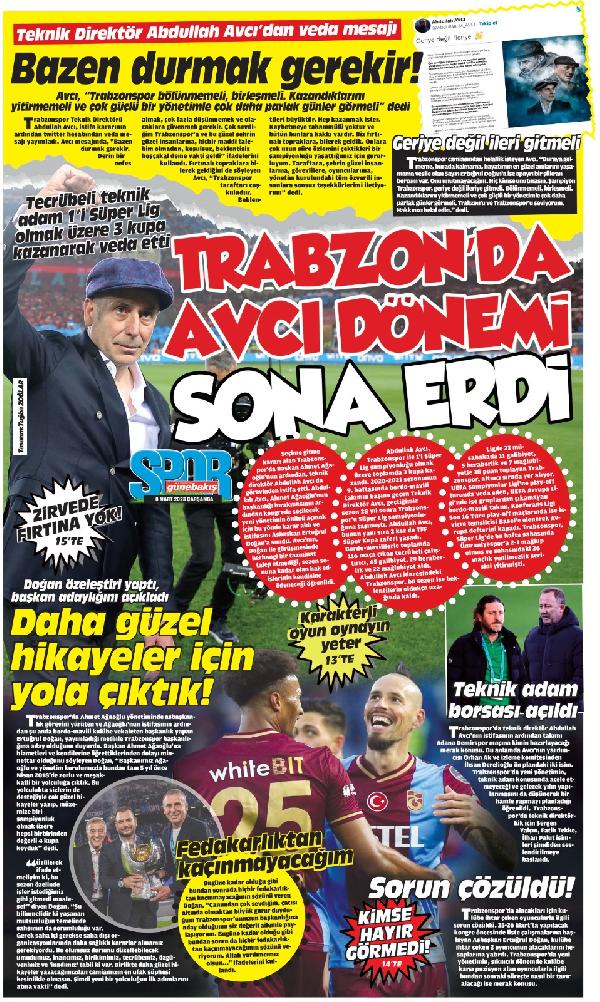 Trabzonspor'da Avcı veda ediyor: Alacaklarını bıraktı