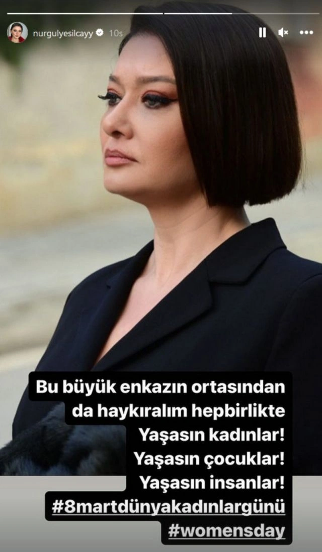 Ünlü camiasından kadınlar günü mesajı