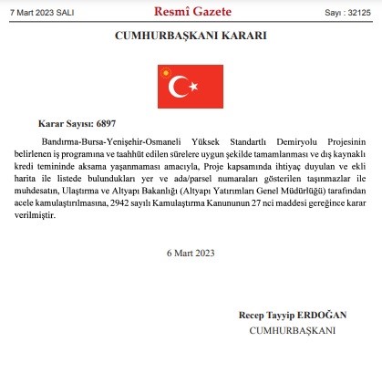 Resmi Gazete'de Bursa için önemli karar!